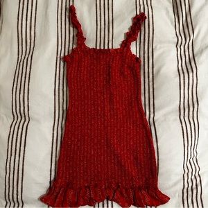 RED MINI DRESS